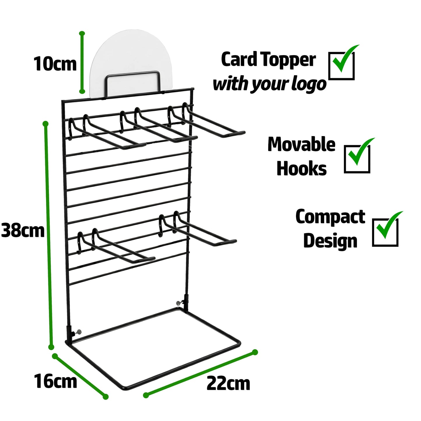 Snazzy Frog Shop in a Box Stand 50 souvenir display dimensions