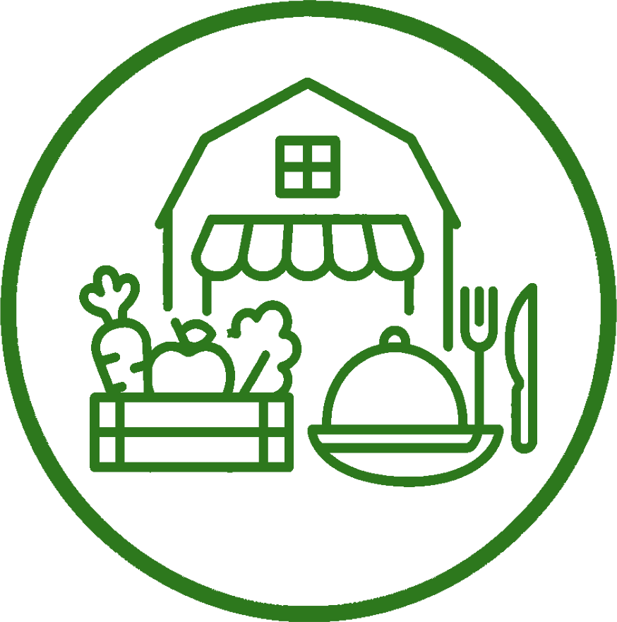 Farm shops and food venues icon