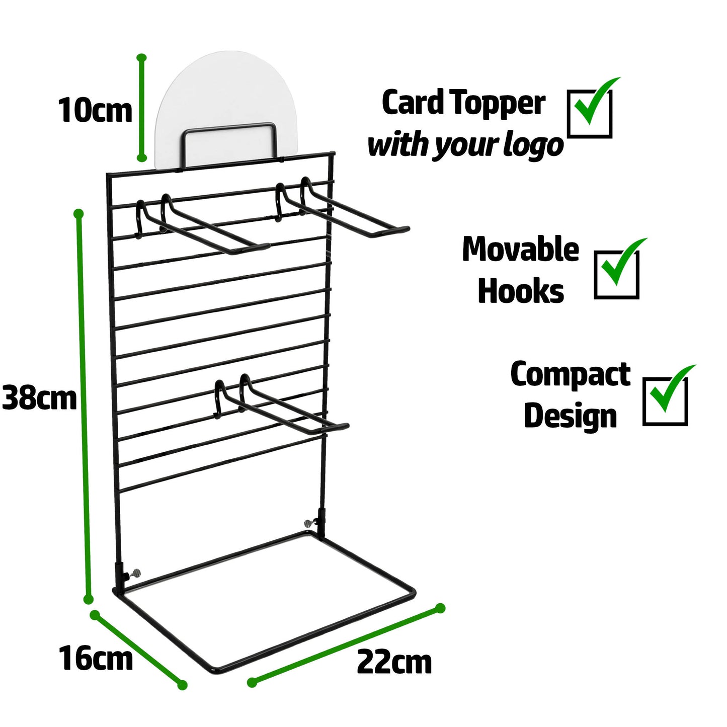 Snazzy Frog Shop in a Box Stand 30 souvenir display dimensions
