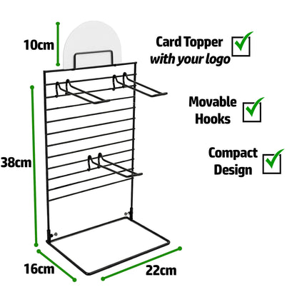 Snazzy Frog Shop in a Box Stand 30 souvenir display dimensions