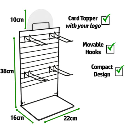 Snazzy Frog Shop in a Box Stand 40 souvenir display dimensions
