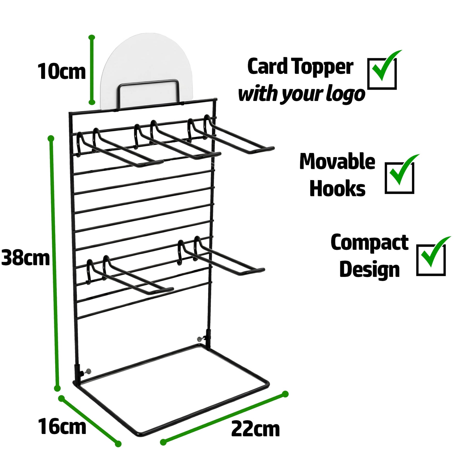Snazzy Frog Shop in a Box Stand 50 souvenir display dimensions