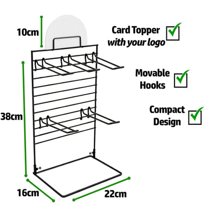 Snazzy Frog Shop in a Box Stand 50 souvenir display dimensions
