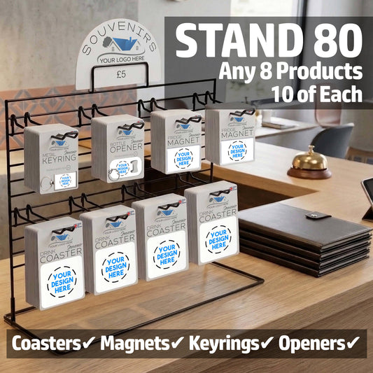 Snazzy Frog Shop in a Box Stand 80 souvenir display for B&B reception counter